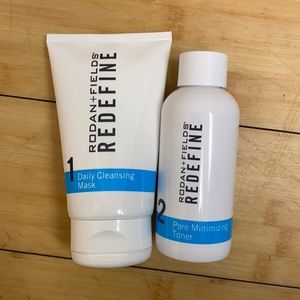 Redefine cleansing mask and toner